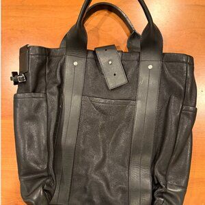 AMAZING LIMITED EDITION SHINOLA DETROIT CROSSBODY LEATHER BRIEFCASE TOTE BAG